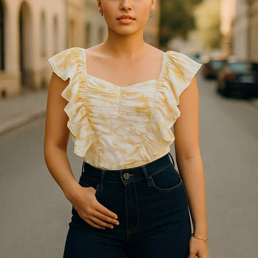Yellow PALM TOP