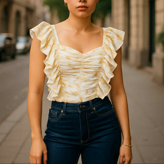 Yellow PALM TOP