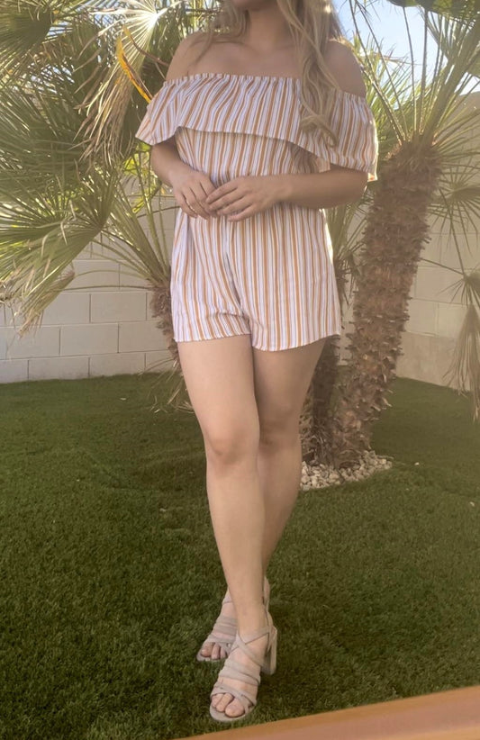 3 IN 1 Striped Romper