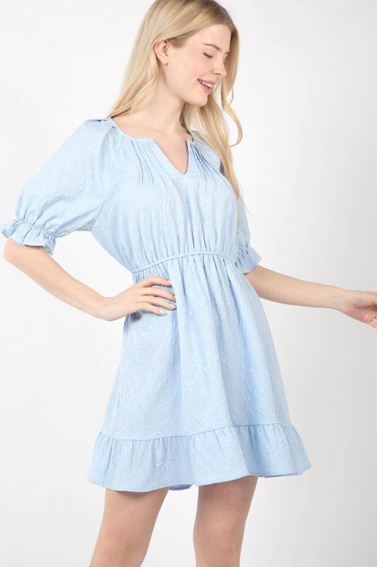BLUE PASTEL DRESS